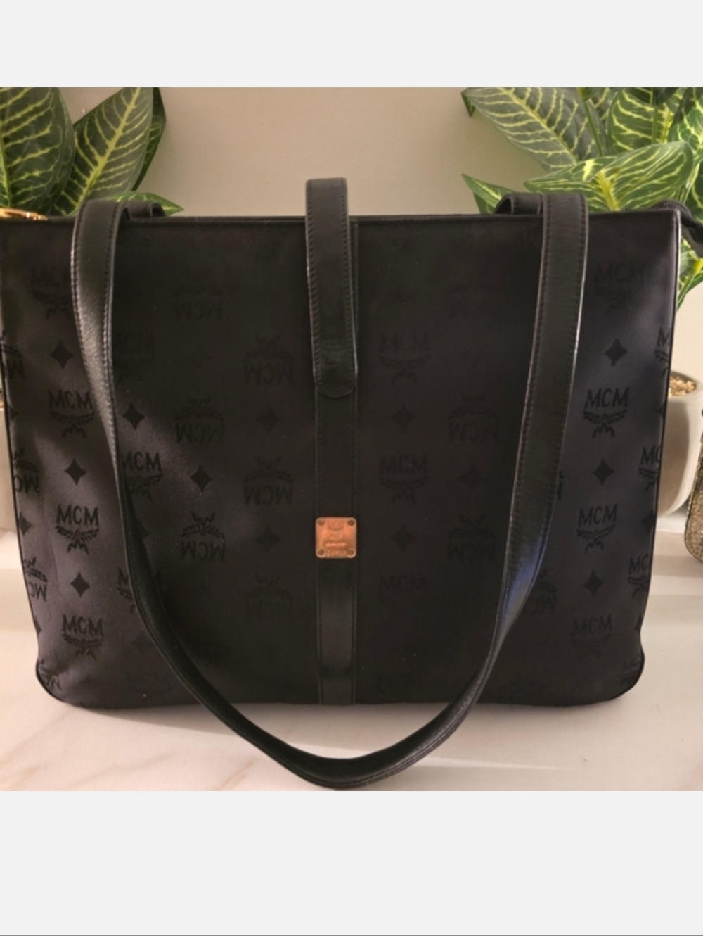 MCM Black Tote Bag